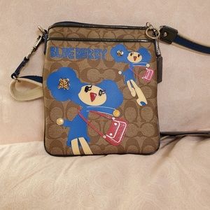 Coach Poppy Blueberry Bag